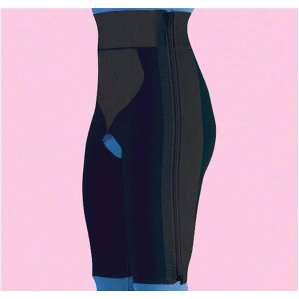 Compression Girdle Above Knee Large 41-45" Black