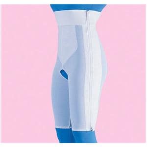 Compression Girdle Above Knee/High Waist 2XL 51-55" White