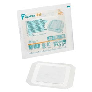 Tegaderm +Pad Film Island Dressing 6x6" Sterile Adhesive NAdh Trans Abs LF