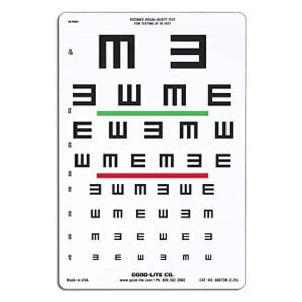 Visual Acuity Chart EA