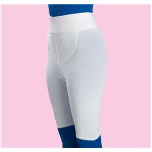 Compression Girdle Above Knee Medium White