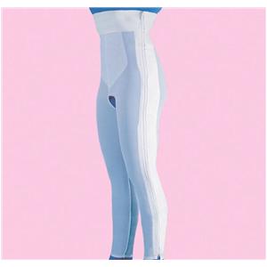 Compression Girdle High Waist/Ankle Length Medium 37-40" White