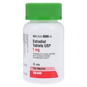 Estradiol Tablets 1mg Bottle 100/Bt