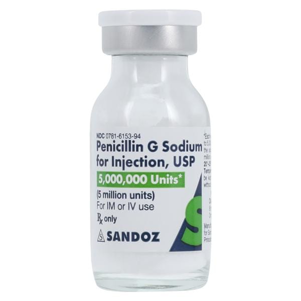 Penicillin G Sodium Injection 5MU/vl Powder SDV 10/Bx