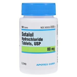 Sotalol HCl 80mg 100/Bt