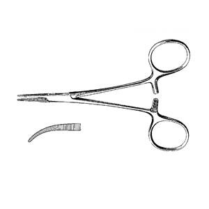 Halsted Mosquito Hemostatic Forcep Curved 5" Ea