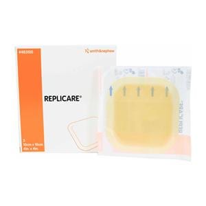 Replicare Hydrocolloid Wound Dressing 4x4" Polyurethane Film Adhesive Tan Abs