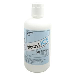 Biocryl ICE Orthodontic Resin Non-Yellowing Acrylic Monomer Clear 1 Quart Qt/Bt