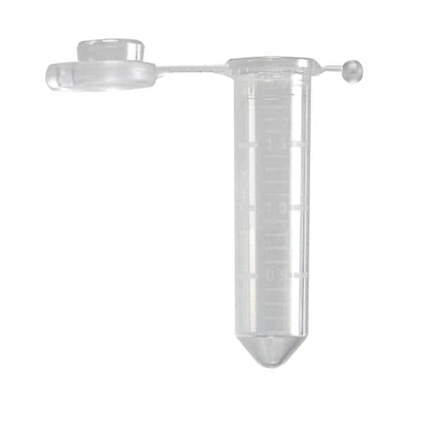 Microcentrifuge Tube Polypropylene 2mL Non-Sterile 10/Ca