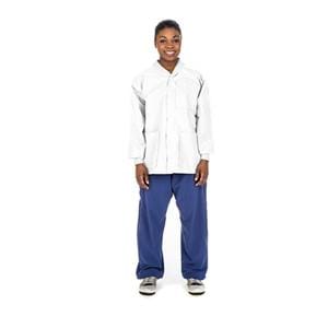 Premium Lab Jacket 3 Layer SMS Large White 10/Pk