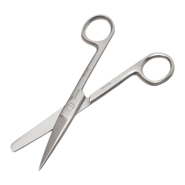 Presource Scissors Straight 5-1/2" Stainless Steel Sterile Disposable 50/Ca