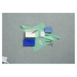 Incision/Drainage Pack Gauze/Towel Blue Scrim