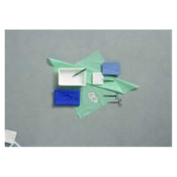 Incision/Drainage Pack Gauze/Towel Blue Scrim