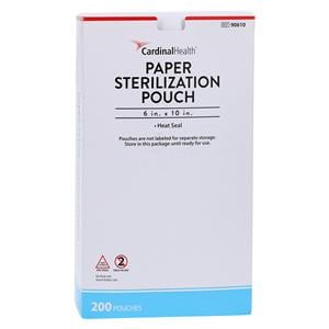 Sterilization Pouch Heat Seal 6 in x 10 in 200/Pk, 5 PK/CA