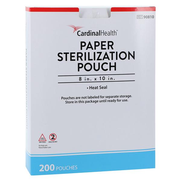 Sterilization Pouch Heat Seal 8 in x 10 in 200/Pk, 5 PK/CA