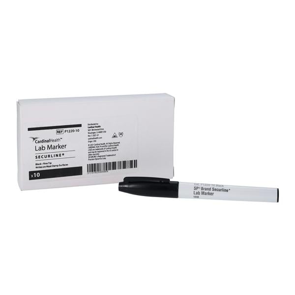 Lab Skin Marker Standard Tip Black Non-Sterile