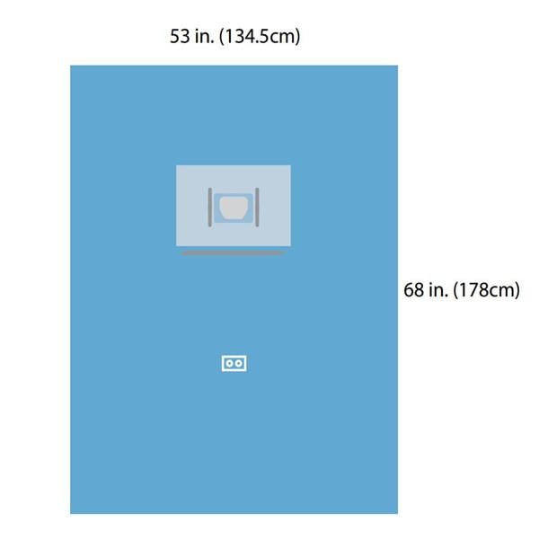 Eyescape 48x68" Sterile Surgical Drape Fenestrated