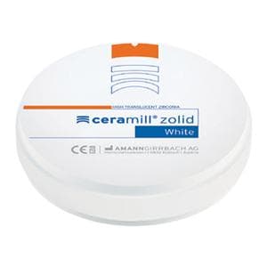 Ceramill Zolid Zirconia Disc White 98x25 Ea