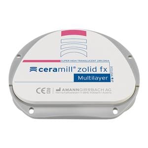 Ceramill Zolid FXML Zirconia Disc B2/B3 71x14 Ea