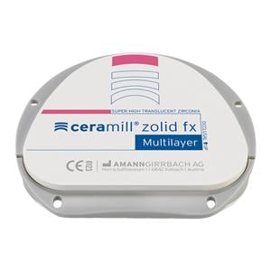 Ceramill Zolid FXML Zirconia Disc C1/C2 71x14 Ea