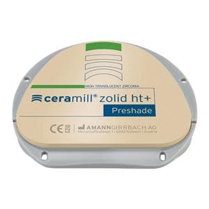 Ceramill Zolid HT+ Zirconia Disc B4 71x16 Ea