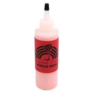 Tropical Tones Orthodontic Resin Acrylic Polymer Lava Red 4oz/Ea