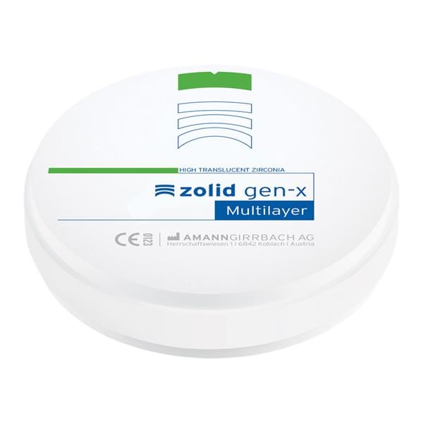 Zolid Gen-X Zirconia Disc B3 98x12 Ea