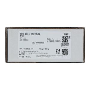 Zolid Gen-X Disc D2 98x22 Ea