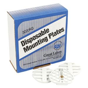 Mounting System High Impact Plastic Disposable Plates 30/Pk