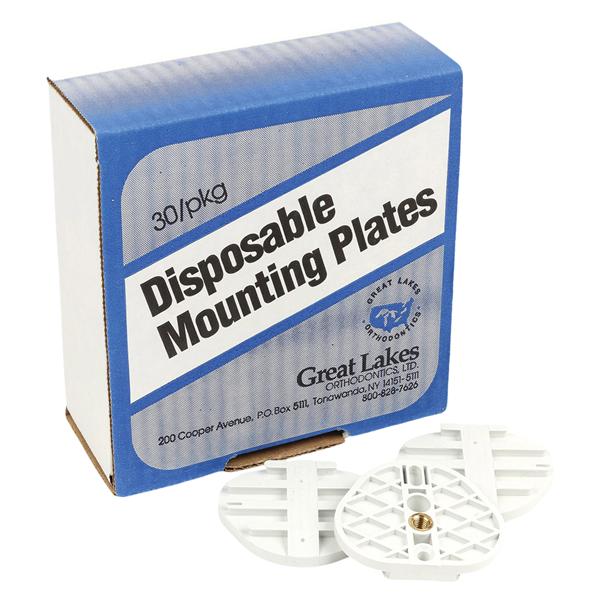 Mounting System High Impact Plastic Disposable Plates 30/Pk