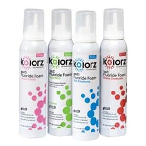 Kolorz Fluoride Foam 1.23% APF Cotton Candy 2/Pk