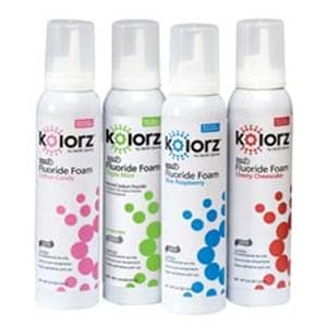 Kolorz Fluoride Foam 1.23% APF Blue Raspberry 2/Pk