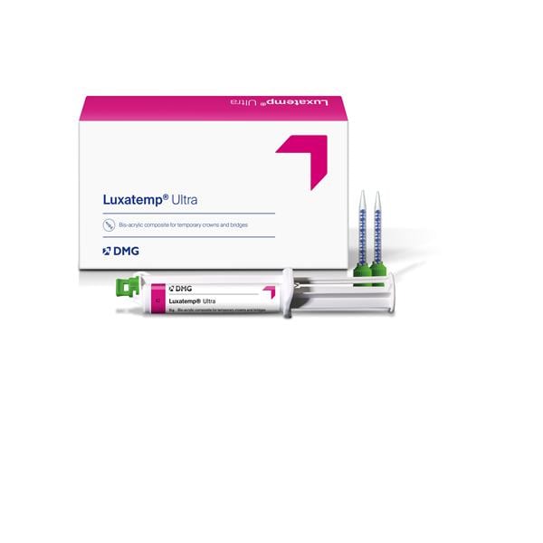 Luxatemp Ultra Smartmix Temporary Material 15 Gm Bleach Light Syringe Package