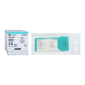 Novafil Suture 3-0 18" Polybutester Monofilament P-12 Blue 12/Ca