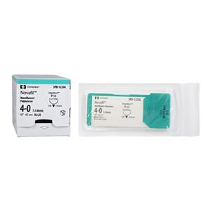 Novafil Suture 4-0 18" Polybutester Monofilament P-13 Blue 12/Ca