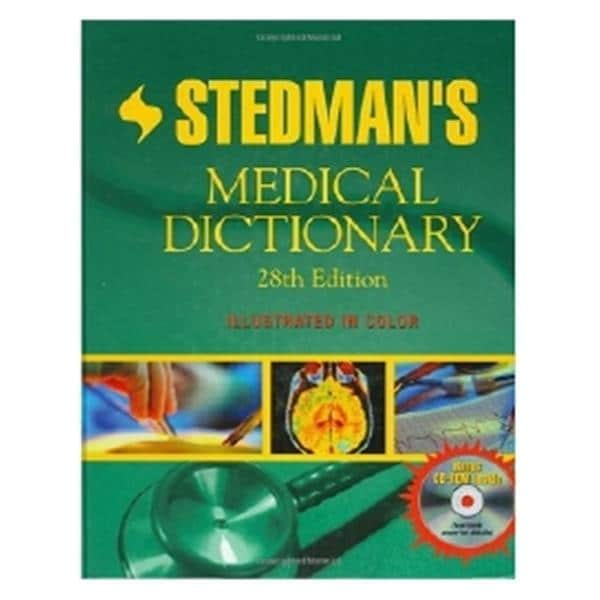 Stedman's Medical Dictionary 28th Edition 2005 Educational Book Ea