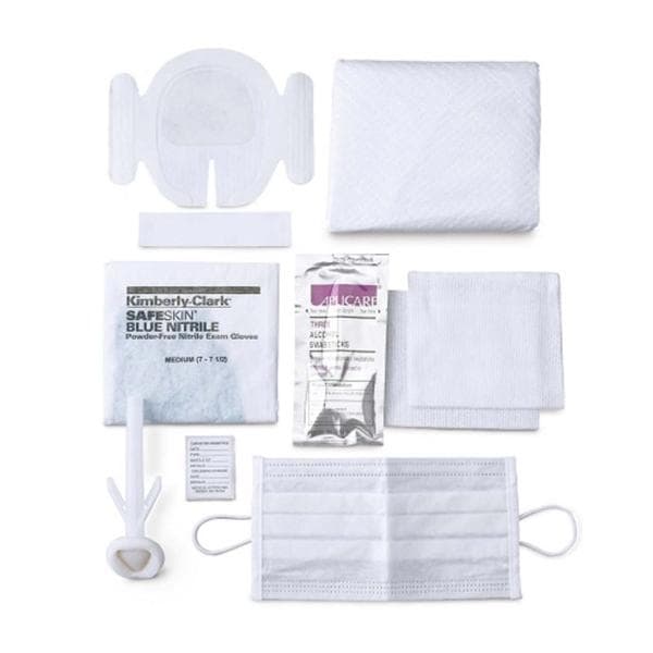 Dressing Change Kit Nitrile Gloves/Wrap 17x19"