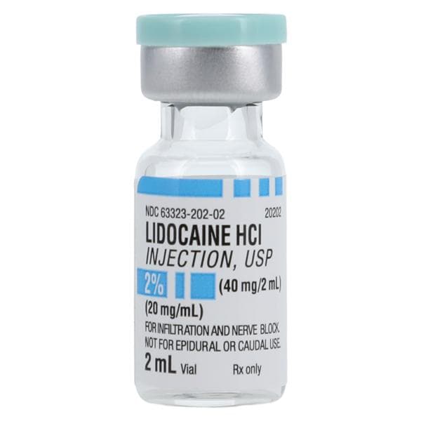 Lidocaine HCl Injection 2% SDV 2mL 25/Package