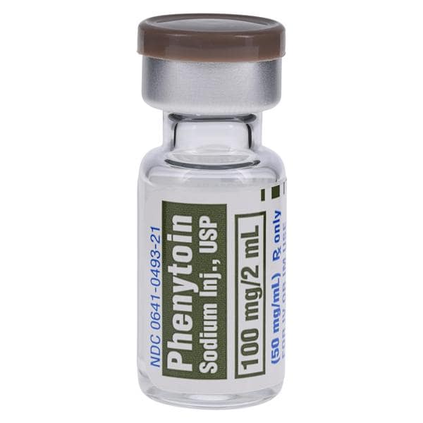 Phenytoin Sodium Injection 50mg/mL SDV 2mL 25/Package