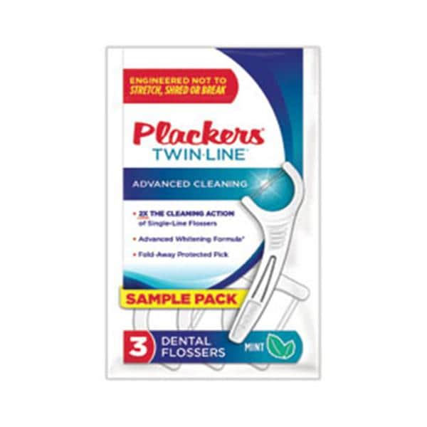 Plackers Flosser Twin Line Refill Pack 144Pk/Bx