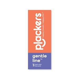 Plackers Gentle Line Flosser Fresh Mint White 500/Pk