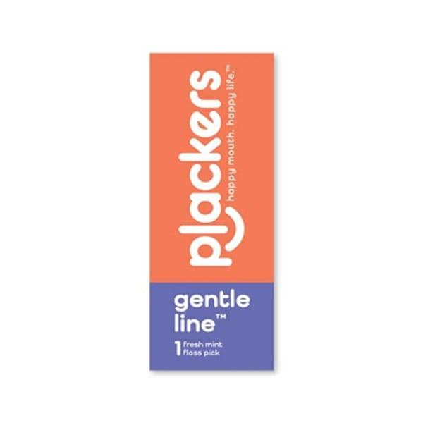 Plackers Gentle Line Flosser Fresh Mint White 500/Pk