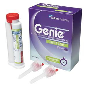 Genie Impression Material Std St 50 mL Light Body Berry Cartridge Package 2/Pk