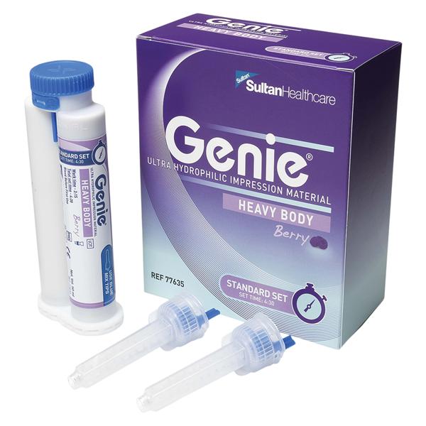 Genie Impression Material Std St 50 mL Heavy Body Berry Cartridge Package 2/Pk