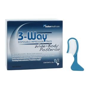 3-Way Bite Trays Wide Body Posterior 50/Bx