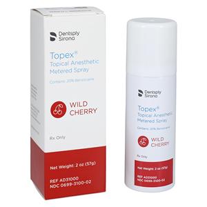 Topex Topical Anesthetic Spray Wild Cherry 2oz/Cn