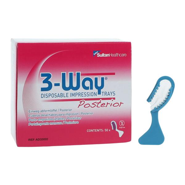 3-Way Bite Trays Quadrant Posterior 50/Bx