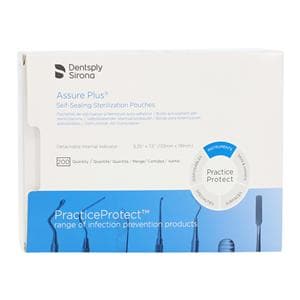 Assure Plus Sterilization Pouch Self Seal 5.25 in x 7.5 in 200/Bx