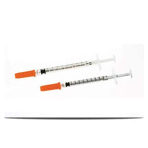 Micro-Fine IV Insulin Syringe/Needle 28gx1/2" 1cc Conventional LDS 500/Ca