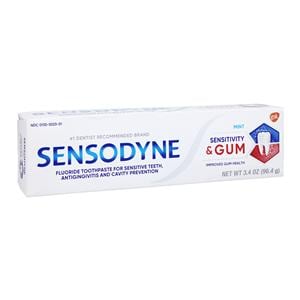 Sensodyne Sensitivity & Gum Sensitive Desensitizer 3.4 oz Mint Ea, 12 EA/CA